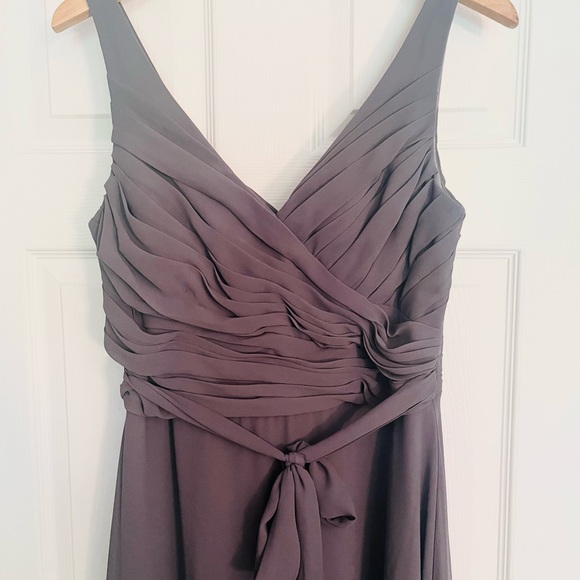 Bill Levkoff formal gown grey - Picture 4 of 16